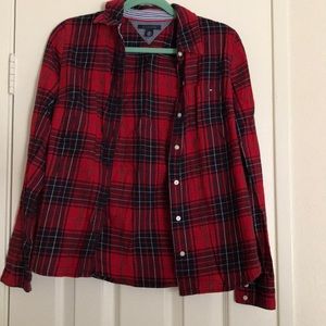 Perfect Christmas Plaid Top